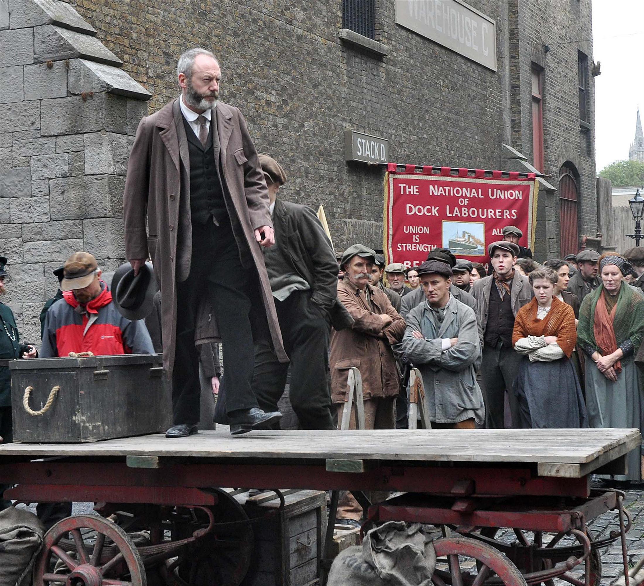 Liam Cunningham on the TV set of 'Titanic: Blood and Steel' | Picture 99853